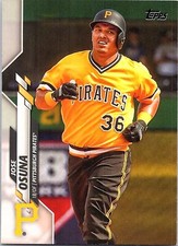 Jose Osuna 2020 Topps #375 Pittsburgh Pirates