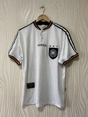 GERMANY 1996 1998 HOME FOOTBALL SHIRT SOCCER JERSEY ADIDAS sz L