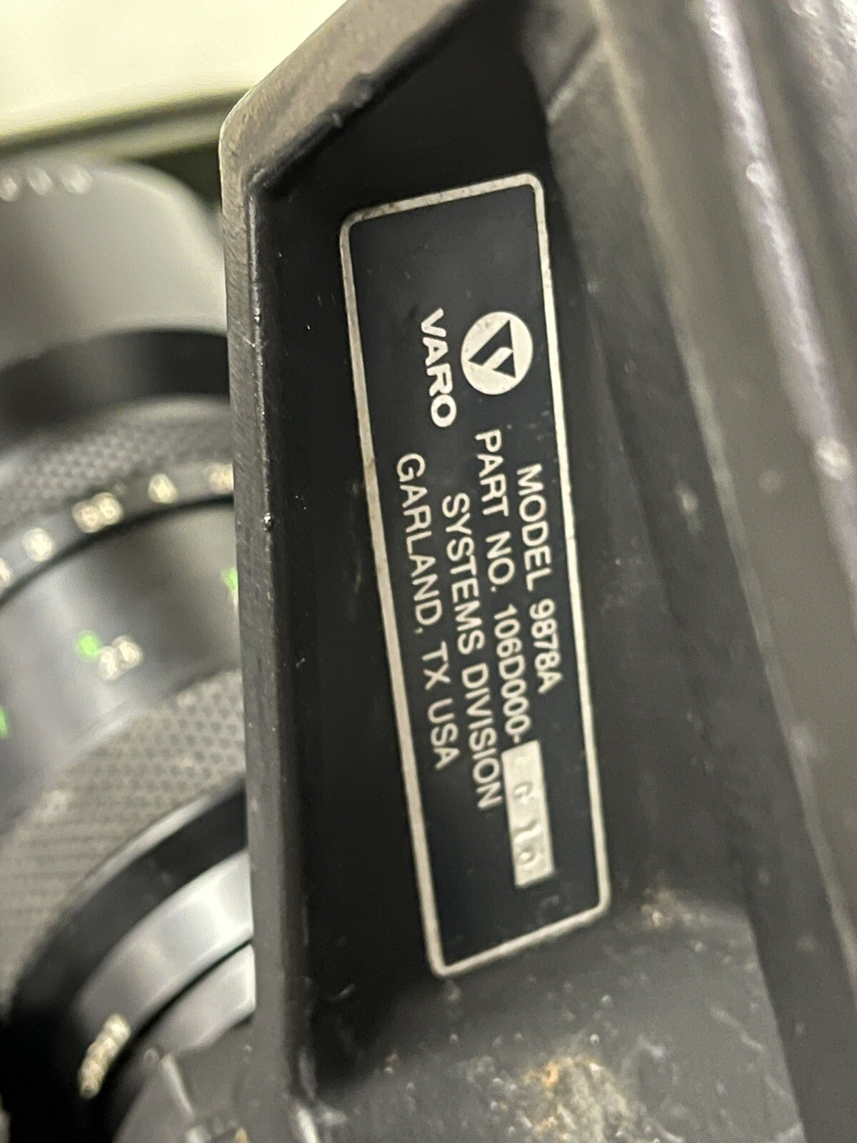 Varo Noctron V 5 Model 9878A Night Vision System eBay