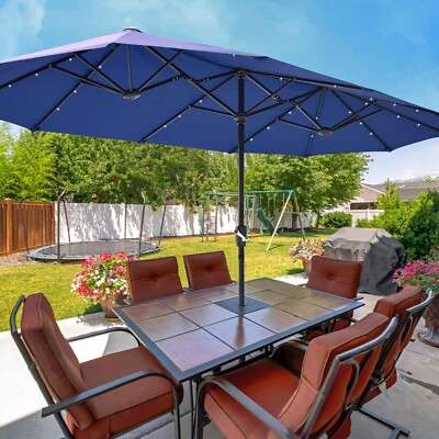 best 7.5 patio umbrella Best Choice Products 7.5ft Patio Market Umbrella with Wavy Trim, Fade-Resistant, Crank & Tilt, Wind Vent