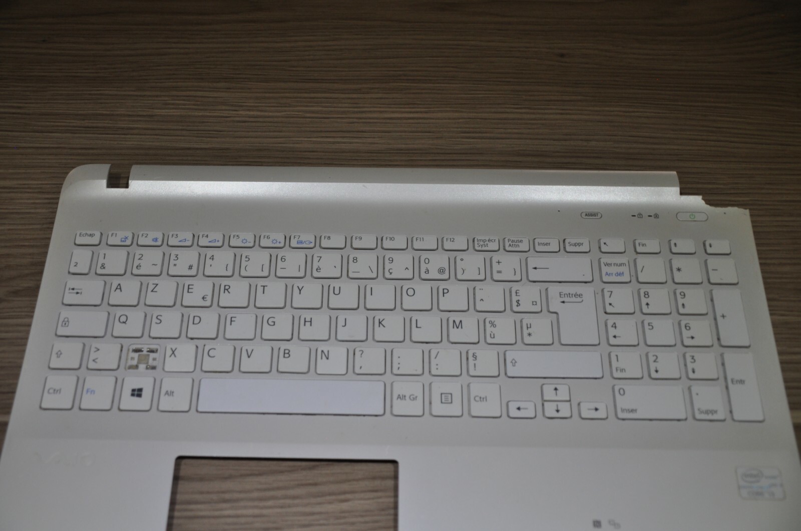 Touche De Clavier Pour Sony Vaio VSF152C29M - Réf. 49HK9KBN000 - Occasion Très Bon état (TBE)