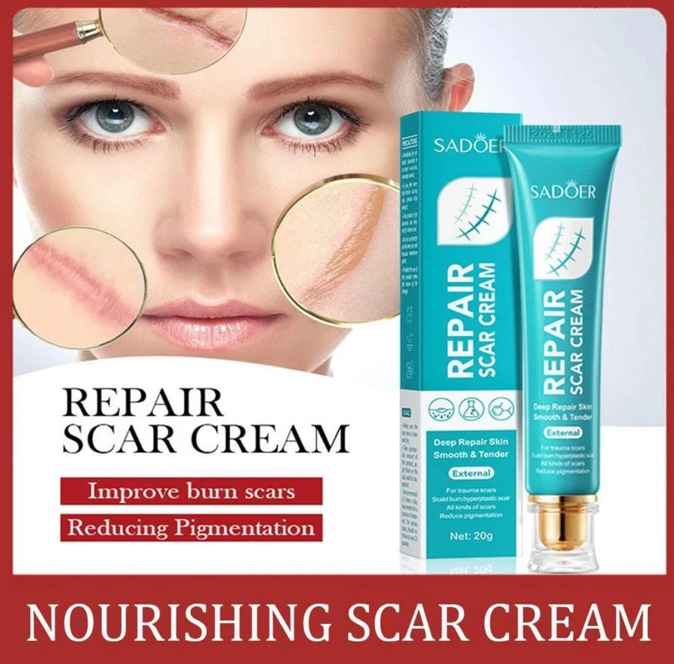 Scar Removal Cream 20g Deep Repair Gel Smooth Tender Face Body Treatment UK SELL - Image 3 of 4