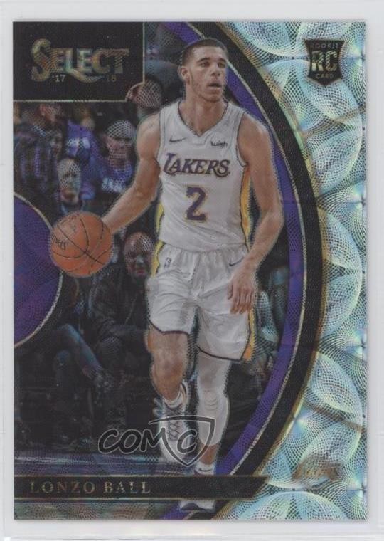 2017-18 Panini Select Concourse Scope Prizm Lonzo Ball #28 4ac