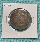1890-P Morgan Silver Dollar Historic Coin LOOK! 90% Silver!!! Nice Coin!