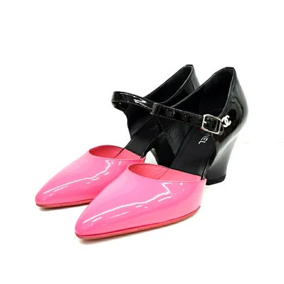 CHANEL Two-Tone Patent Shoes 121267 [P] - Photo 1/4