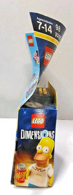 Lego Dimensions Homer Simpson Springfield Adventure 98 Pcs Level Pack 71202 NIB