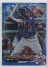 2017 Bowman Chrome Prospects Blue Shimmer Refractor 143/150 Amed Rosario 7i2