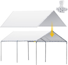 Tenda telone tettoia tettoia auto garage impermeabile 10 x 20 piedi resistente per