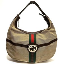 Borsa a tracolla Gucci linea Sherry tela marrone autentica I0318430