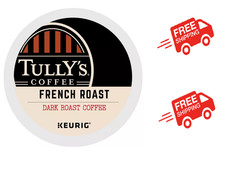 Tully's Coffee French Roast, Keurig Single-Serve K-Cup Pods, Dark Roast, 96 ct.