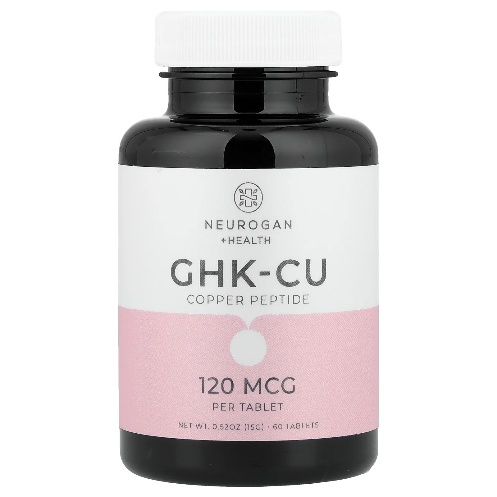 Copper Peptide GHK-CU, 120 mcg, 60 Tablets