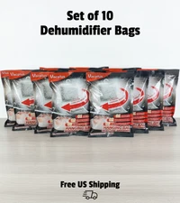 Vacplus Moisture Absorbers Hanging Humidity Packs 9.8 oz 10 Bags