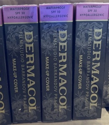 5 Authentic *Dermacol* Cover Up Foundation~Waterproof #SPF 30 EXPIRED