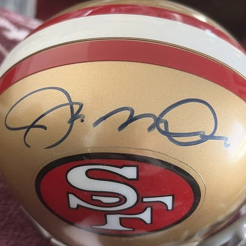 Joe Montana Signed San Francisco 49ers Minihelmet Montana Hologram