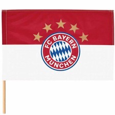 FC Bayern München Stockfahne FCB Logo 60 x 40 Fahne Flagge FCB Fanartikel Shop