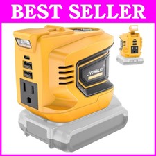 Dewalt 20V Battery Inverter Charger with USB  AC Outlet