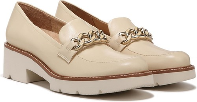 #ad #ad Naturalizer Womens Desi Chain Detail Platform Lug Sole Heeled Loafer $55.00