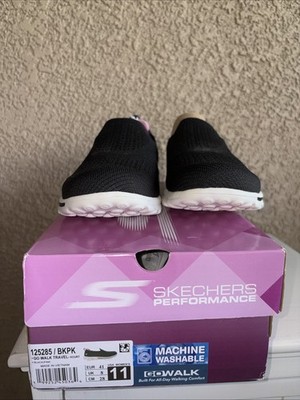 Skechers GO WALK Travel Vegan Washable Slip-On Shoes Size 11