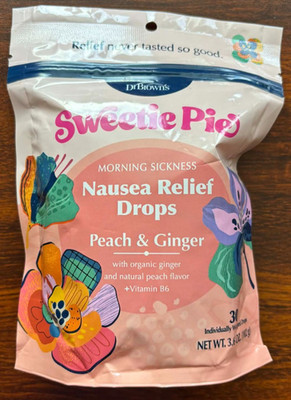 Dr Browns Sweetie Pie Morning Sickness Nausea Relief Drops Peach Ginger 30 Drops