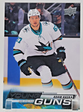 2022-23 Upper Deck Young Guns Adam Raska Rookie San Jose Sharks #232