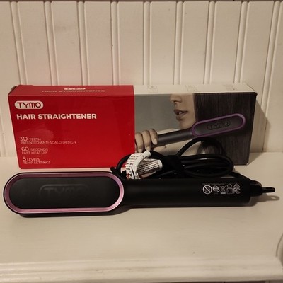 Tymo Hair Straightener 3D Teeth Patented Anti-Scald Fast Heat Up 5 Temp Settings