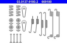 Zubehörsatz Bremsbacken ATE 03.0137-9180.2 für NISSAN MICRA K11 2 16V HK11 AK11
