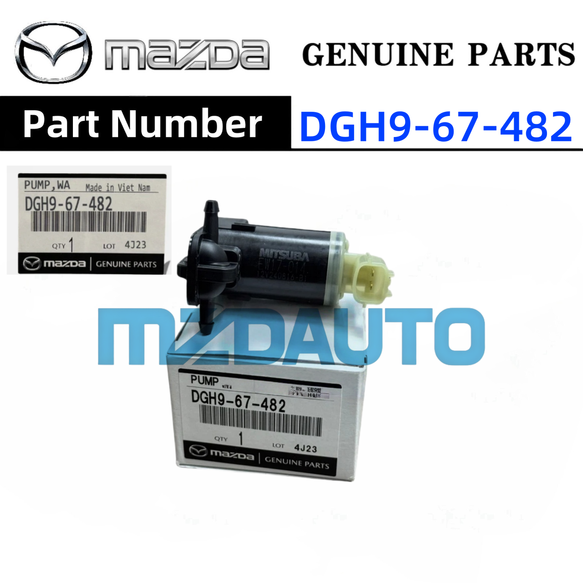 DGH967482 Genuine Mazda Pump Washer Dgh9-67-482 for sale online | eBay
