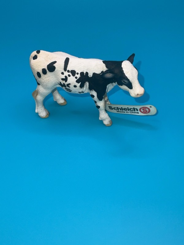 Schleich Cow Figure Animal Figurine Holstein Calf Farm Mini Figure Toys D73508