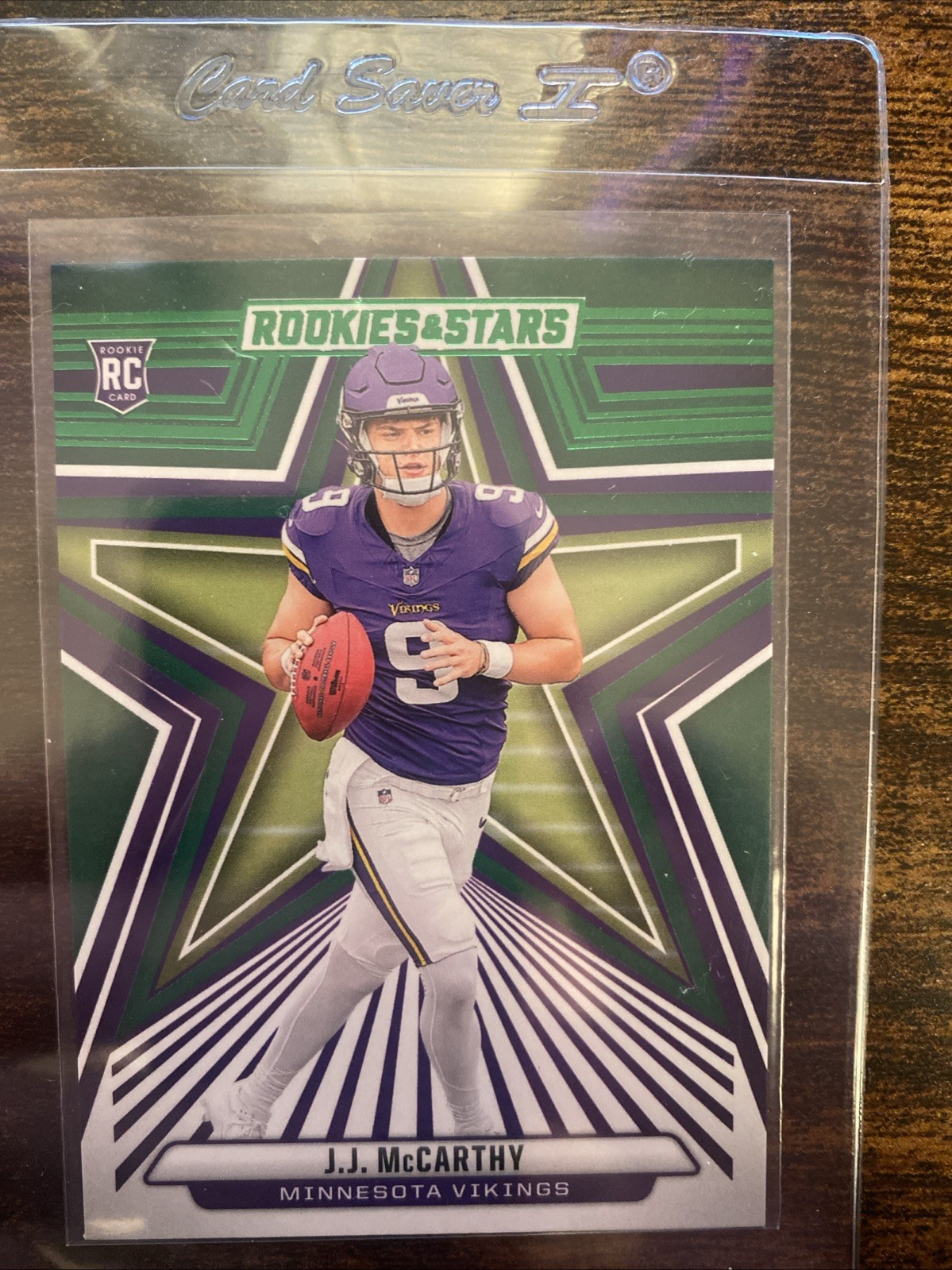 2024 Panini Rookies & Stars - Rookies J.J. McCarthy #135 Green (RC)