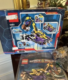 Lego Space Police Smash And Grab 5982 Squid Tron 188 Pieces 2010 Used