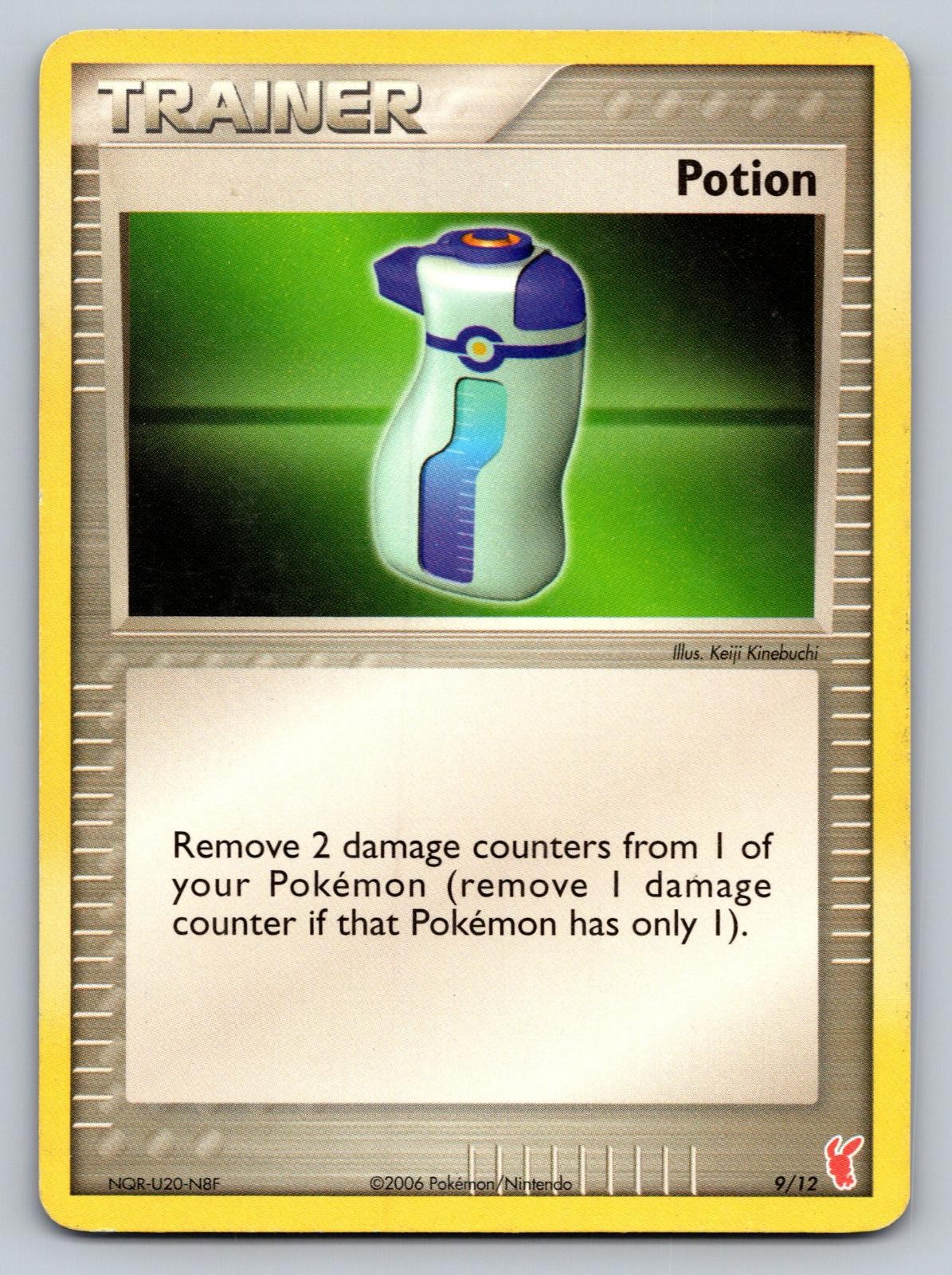 Potion 9/12 EX Trainer Kit 2 Plusle Pokemon Moderately Played