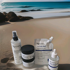 ReviveRx Copper Peptides Skin Care Set Hydrating Repair Mask Serum Spray