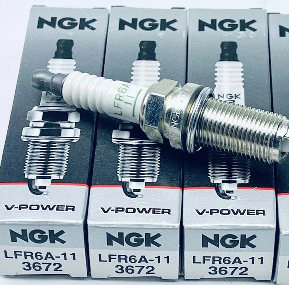 3-PACK NGK 3672 V-POWER SPARK PLUG - LFR6A-11