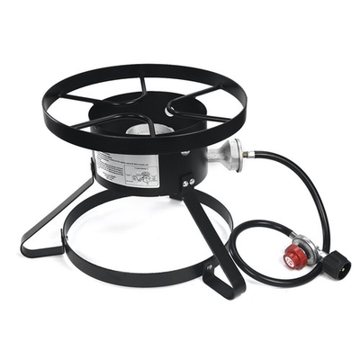 #ad XtremepowerUS 50000BTU Outdoor High Pressure Stove Burner w Regulator amp; Hose $49.95