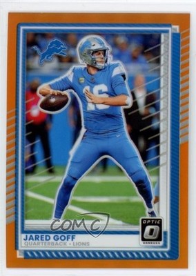 2025 Panini Donruss Optic Orange Prizm /299 Jared Goff #149 1p5n