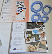 Creative Memories Custom Cutting System Lot Circle Oval Gemstone Patterns