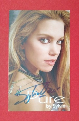 19478 Sylvi van der Vaart Model Autogrammkarte original signiert