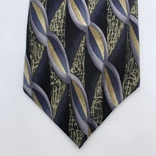 Jimmy V Mark McGwire Special Edition Tie 100% Silk Blue By Stonehenge 56x 3.75”