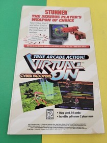 Virtua Cop 2 II Sega Saturn Game Instruction Manual Only 