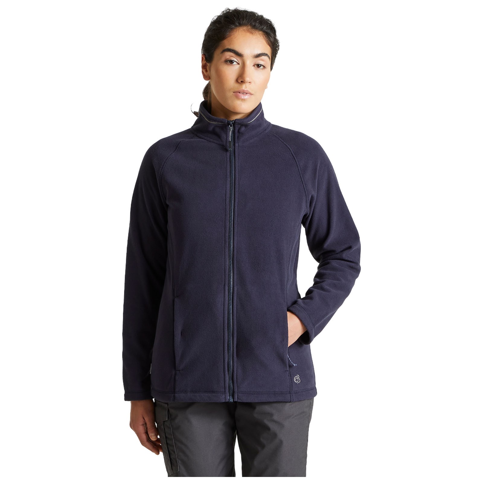 Mujer Craghoppers Chaqueta Polar Miska 200 Ligero Cremallera Completa Exterior