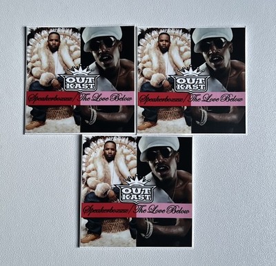 3x Outkast Speakerboxxx/The Love Below Album Cover Stickers