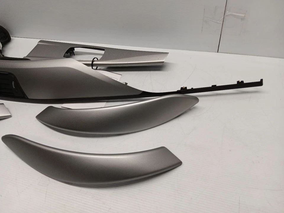 Juego de molduras interiores BMW F36 428i 435i 440i 430i acabado aluminio OEM Foto 3 de 4