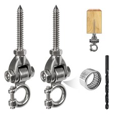 Heavy Duty Swing Hangers for Wooden Sets 6 inch Style 2