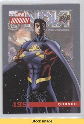 2016 Upper Deck Marvel Annual SP Quasar #135 READ 0e3