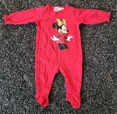 🌈  🌈 Süßer ☆☆☆ Minnie Mouse Schlafanzug ☆☆☆ Gr. 68 ☆☆☆ H&M ☆☆☆ Must Have - Bild 1 von 3