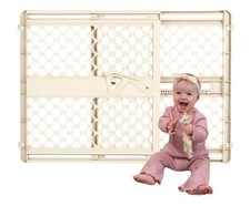 Toddleroo by North States Supergate Ergo Child Gate, Baby Gate for Stairs Door