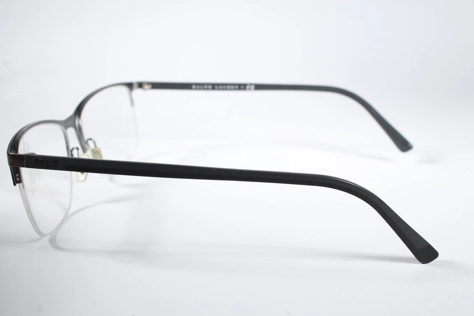 Ralph Lauren Eyeglasses PH 1176 Mens Grey 9050 Semi-Rimless Metal Glasses Frames - Image 3 of 4