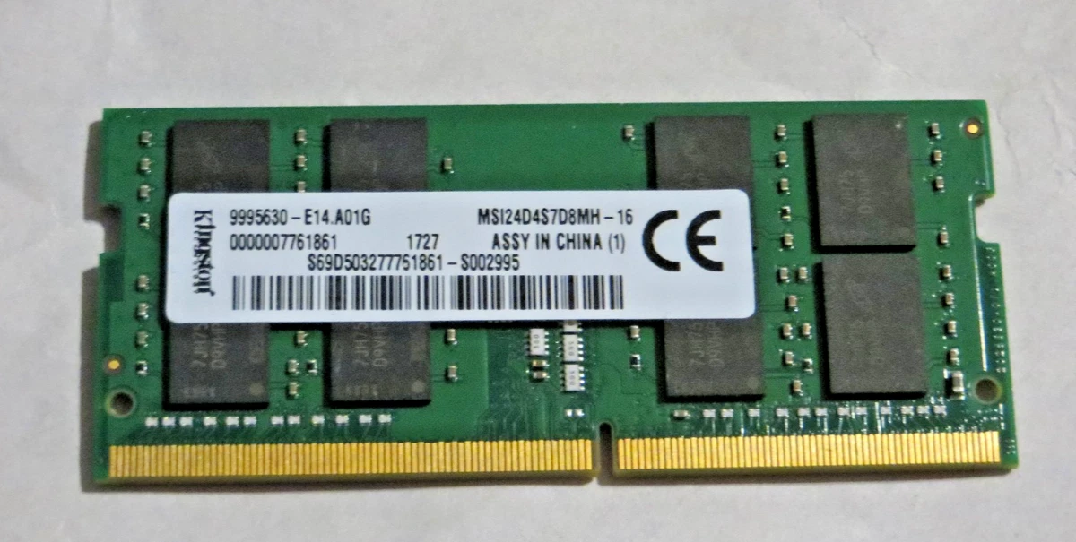 Kingston PC4-19200 (DDR4-2400) Bus Speed DDR4 SDRAM Memory (RAM