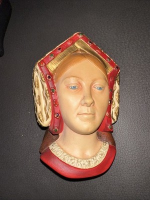 Bossons CATHERINE OF ARAGON Chalkware, RARE 1ST VERSION England 1986 Vintage