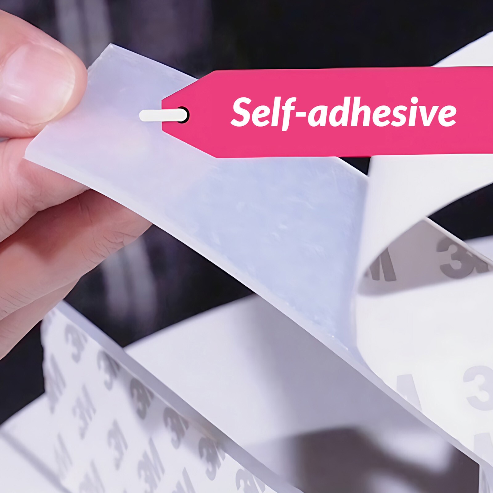 Adhesive Backed Silicone Rubber Strip - Roll - Various Widths, Thickness & Lengt